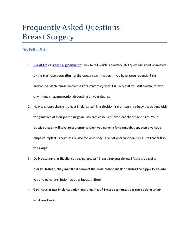 augmentation breast question Augmentation breast question